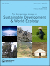 INTERNATIONAL JOURNAL OF SUSTAINABLE DEVELOPMENT AND WORLD ECOLOGY杂志封面
